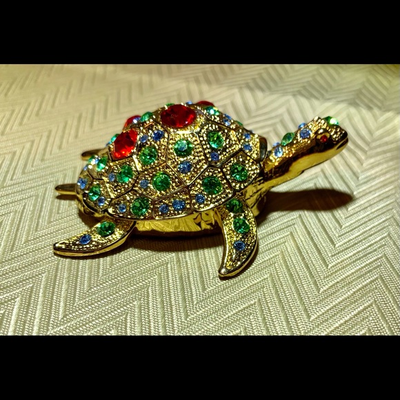 Sea turtle trinket box - Picture 5 of 7